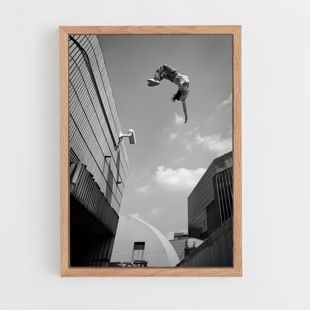Poster Urban Leap – affiche Parkour et freerun (vue 4)